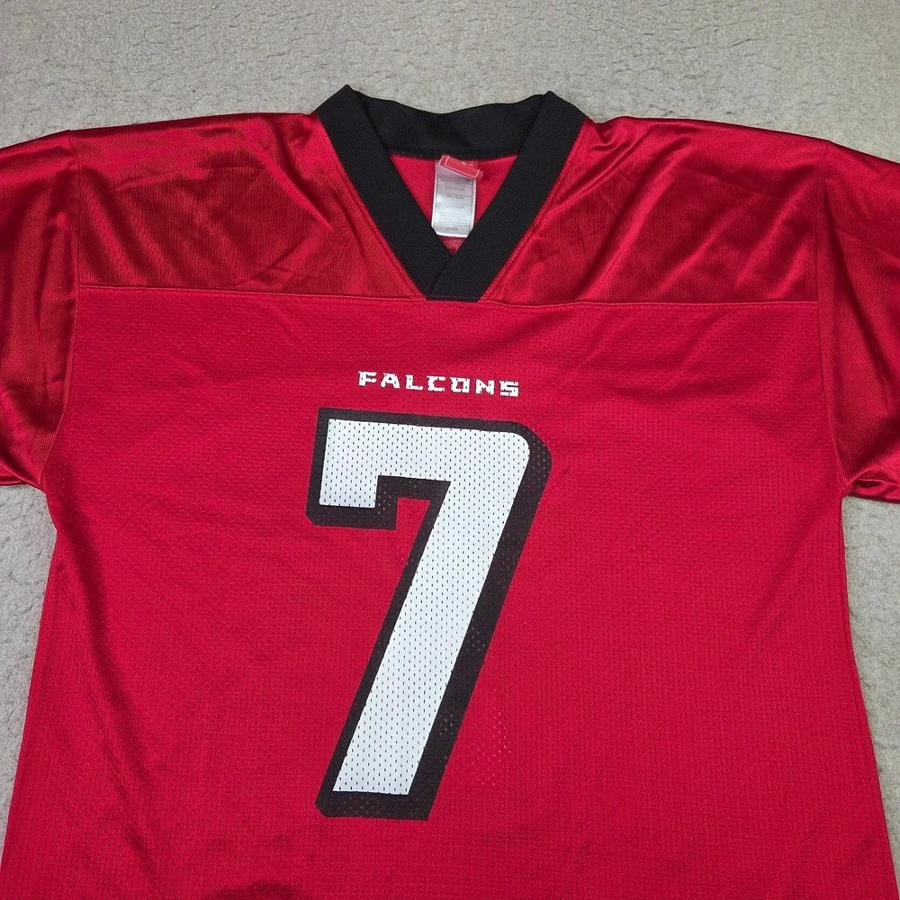 Vintage Reebok Atlanta Falcons Michael Vick #7 NFL Jersey Red Size Medium